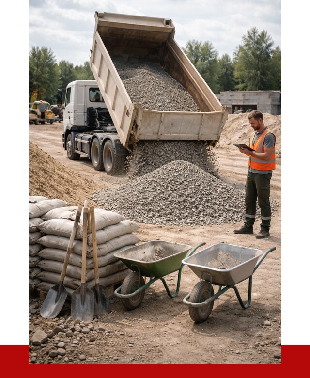 Доставка нерудных материалов в Рязани от 1232 руб. | ПРОНЕРУДРзн