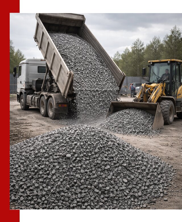 Доставка и продажа щебня гранитного в Рязани