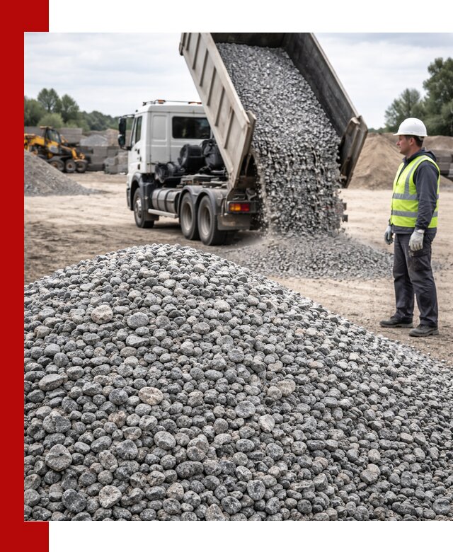 Доставка и продажа гранитного щебня фракции 5-20 в Рязани