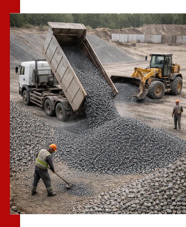 Щебень габбро-диабаз фр. 5-20 с доставкой в Рязани