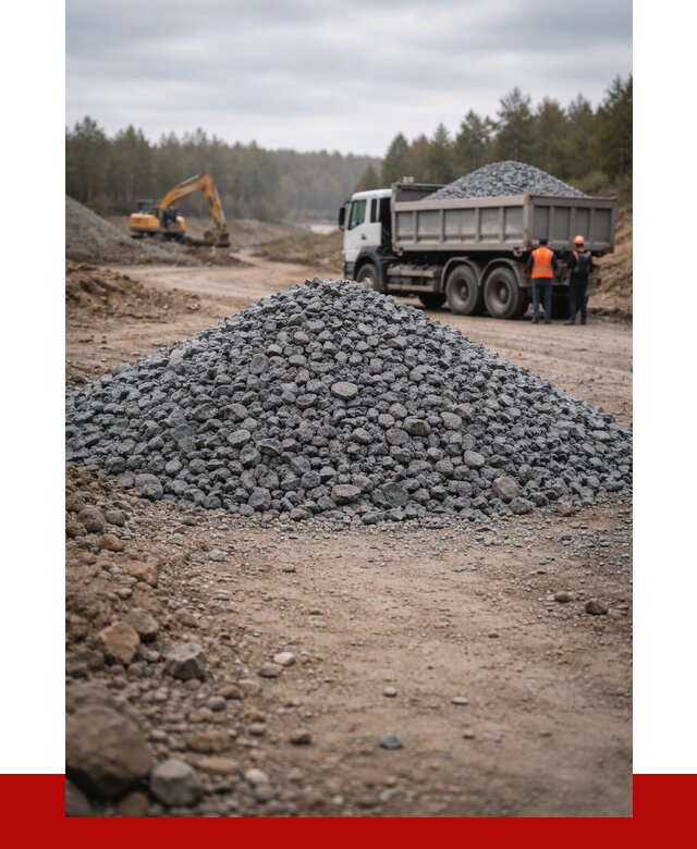 Щебень габбро диабаз фракция 40-70 в Рязани от 2259 р-ПРОНЕРУДРзн