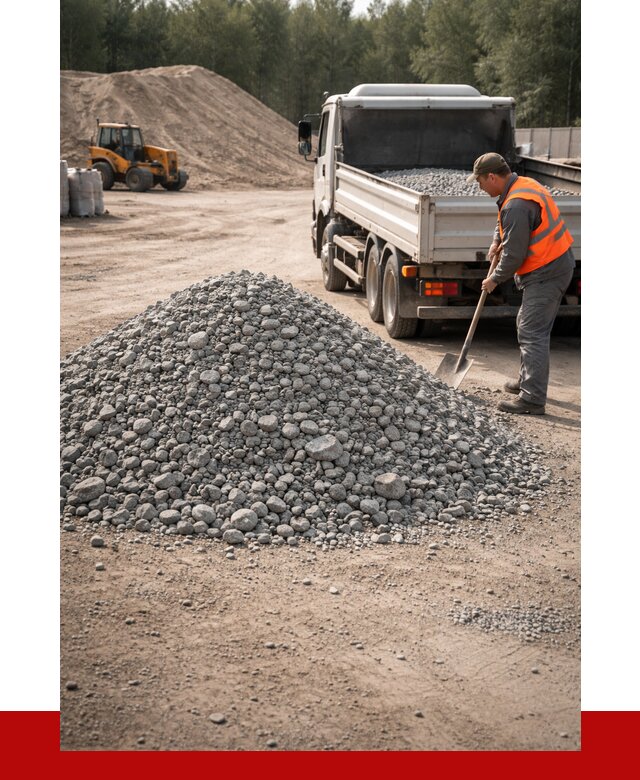 Гравийный щебень фракция 5-10 в Рязани от 2259 р. | ПРОНЕРУДРзн