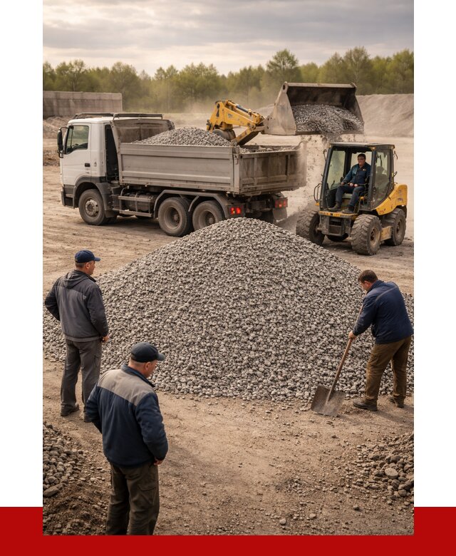 Гравийный щебень фракция 5-20 в Рязани от 2464 р. ПРОНЕРУДРзн