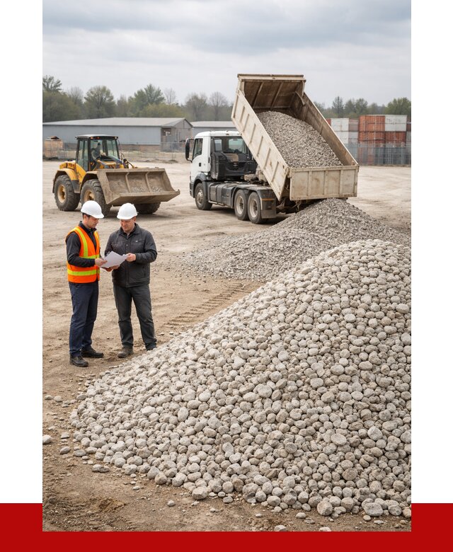 Известняковый щебень в Рязани от 1438 р. доставка | ПРОНЕРУДРзн