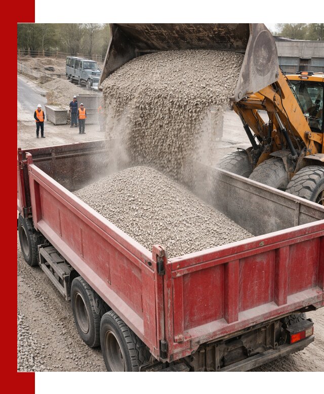 Купить известняковый щебень фракции 0-5 с доставкой в Рязани