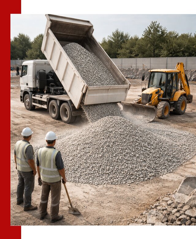 Купить известняковый щебень фракции 5–10 мм с доставкой в Рязани