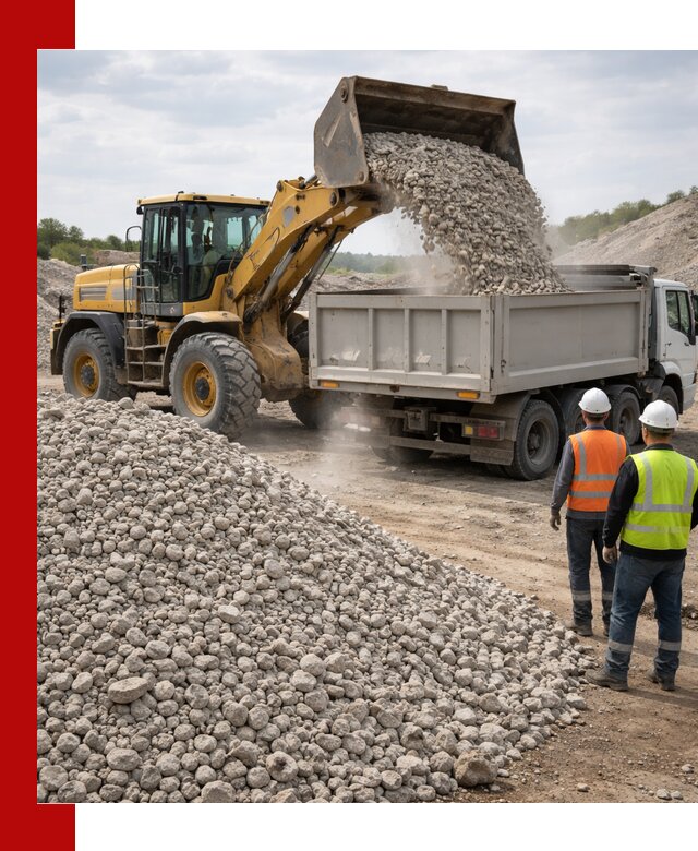 Доломитовый щебень фракция 40–71 доставка и продажа в Рязани