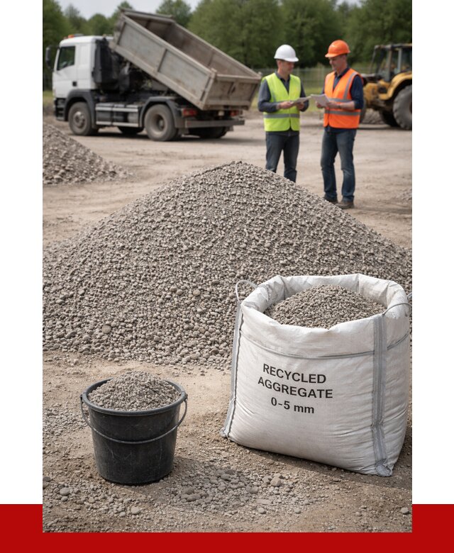 Вторичный щебень фракция 0-5 в Рязани от 1643 р. ПРОНЕРУДРзн