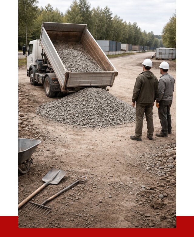 Бетонный щебень фракция 5-20 в Рязани от 3286 р., ПРОНЕРУДРзн