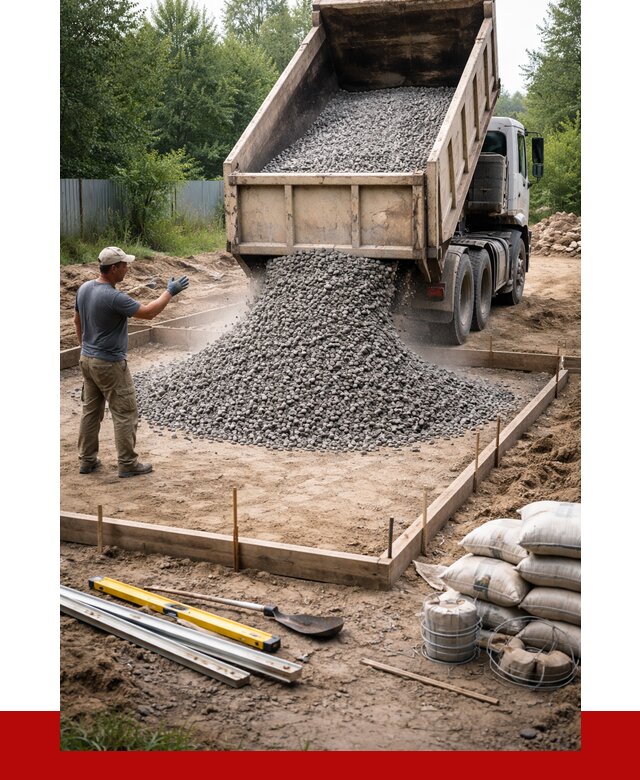 Купить щебень для фундамента в Рязани от 4621 р. | ПРОНЕРУДРзн