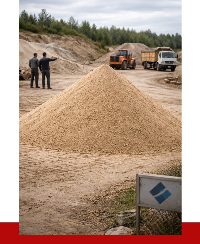 Карьерный песок навалом в Рязани от 1848 р. | ПРОНЕРУДРзн