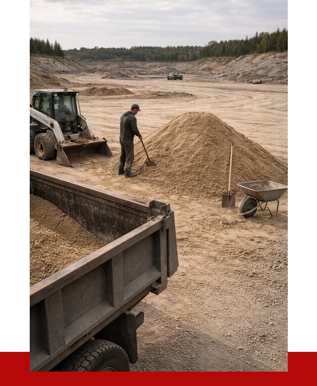 Карьерный песок среднезернистый в Рязани, от 2259 р. ПРОНЕРУДРзн