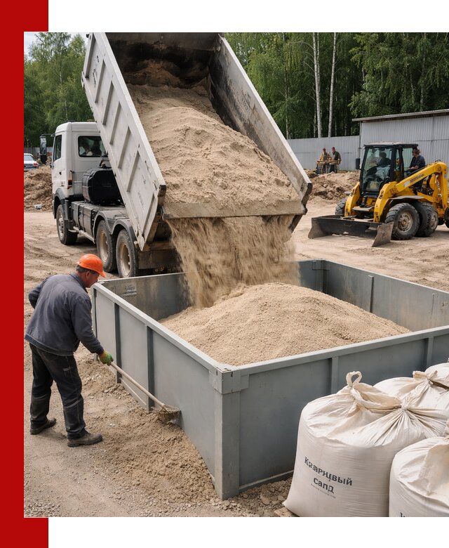 Кварцевый песок для фильтра в Рязани — доставка и качество