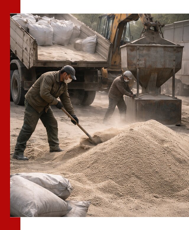 Кварцевый песок для пескоструя в Рязани — доставка и качество