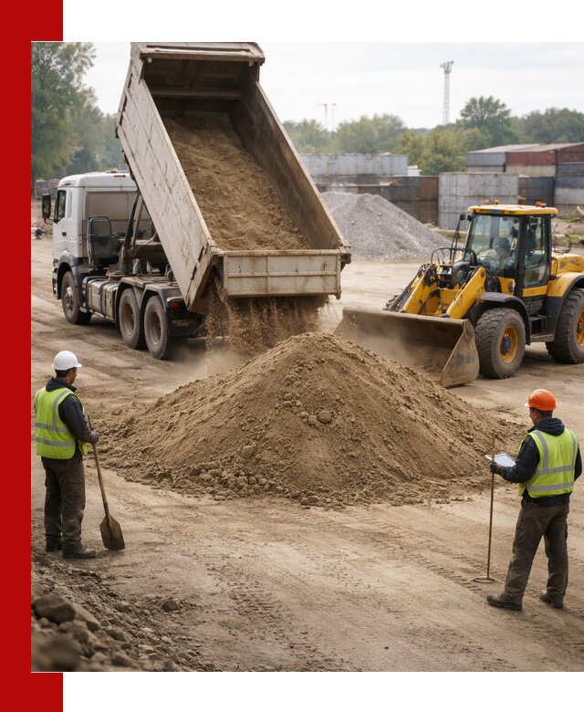 Доставка и продажа пескогрунта оптом и в розницу в Рязани