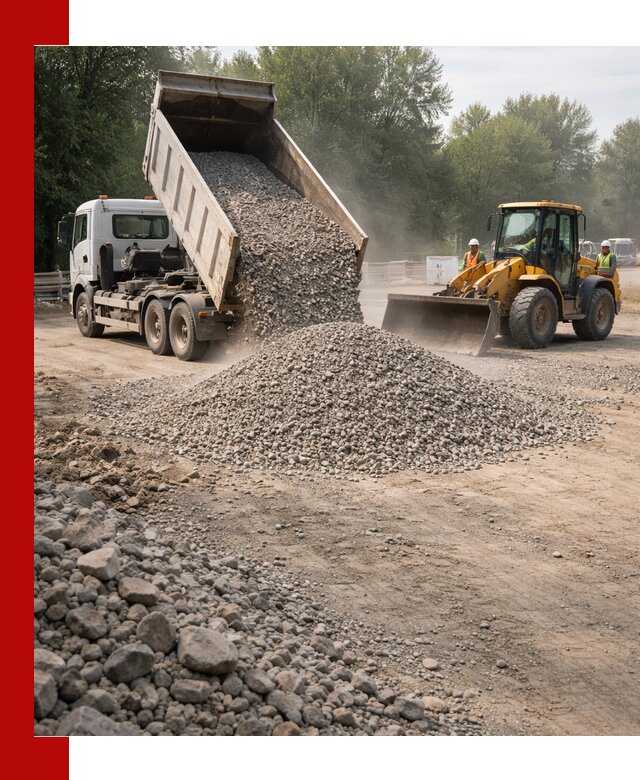 Гравий фракция 5–20 доставка в Рязани оптом и в розницу