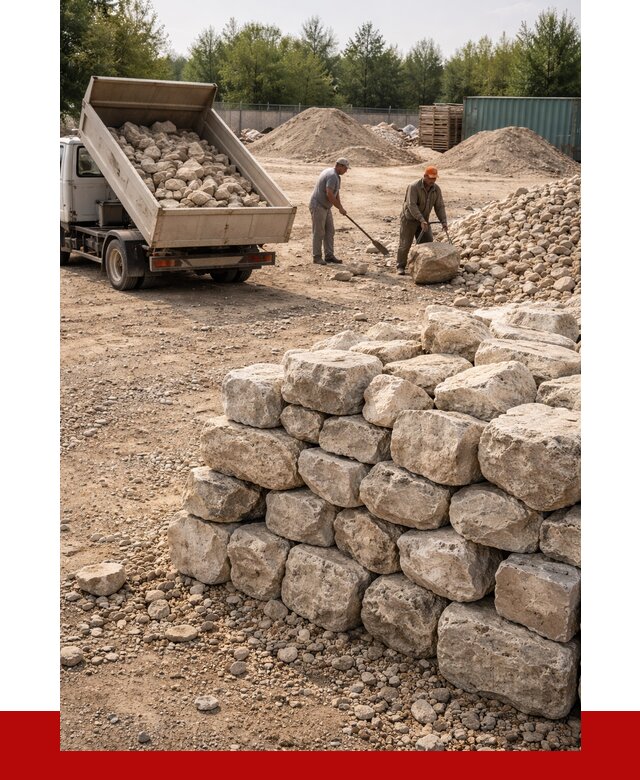 Бутовый камень известняковый в Рязани от 4313 р. | ПРОНЕРУДРзн