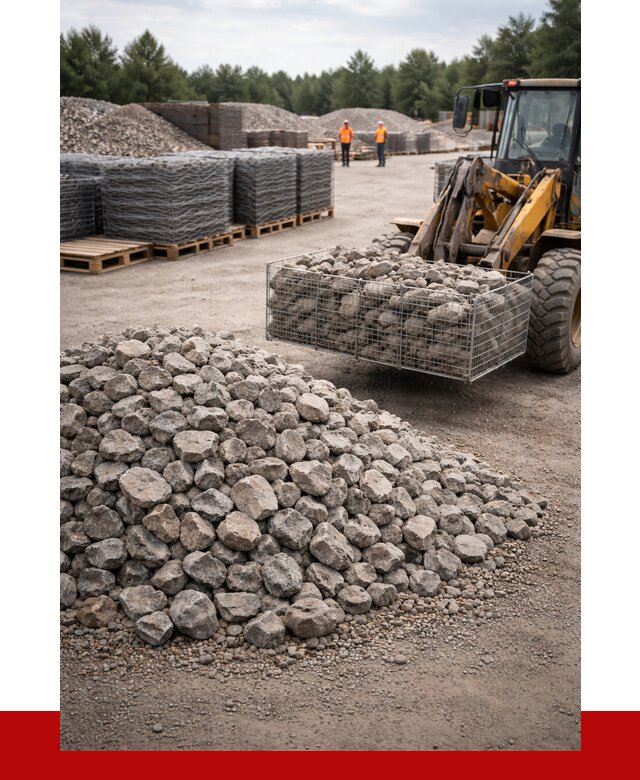 Камень для габионов фракция 70-150 в Рязани от 4313 р. | ПРОНЕРУДРзн