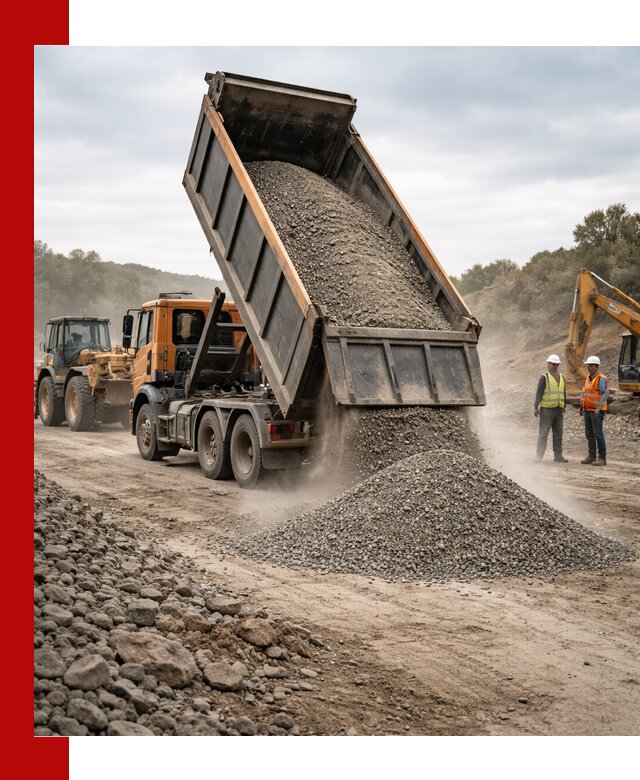 Щебёночно-песчаная смесь ЩПС С1 с доставкой в Рязани