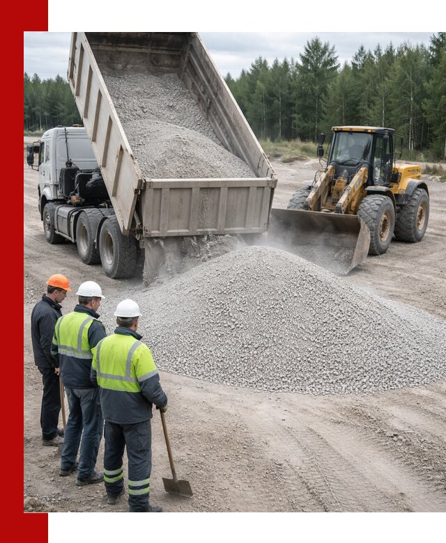 Известняковый отсев 0-5 доставка в Рязани быстро и выгодно