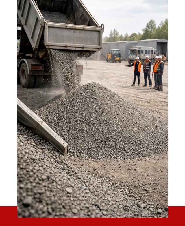 Гравийный отсев 0-5 в Рязани от 1232 р. с доставкой | ПРОНЕРУДРзн