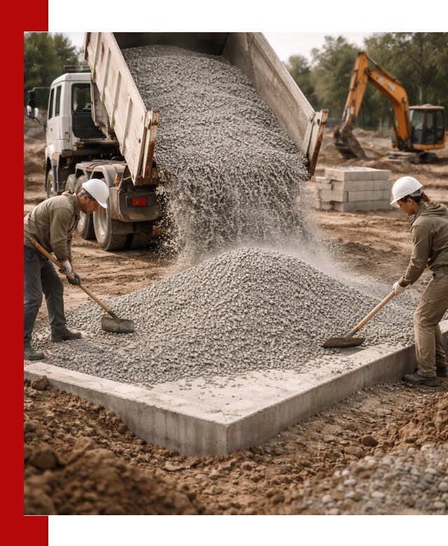 Доставка и продажа отсева для бетона в Рязани