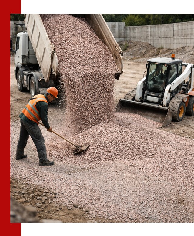 Крошка розовый гранит с доставкой в Рязани от производителя