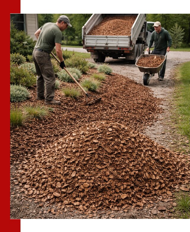Крошка для мульчирования с доставкой в Рязани