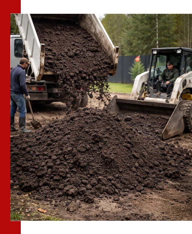 Плодородный грунт с доставкой в Рязани для садов и огородов