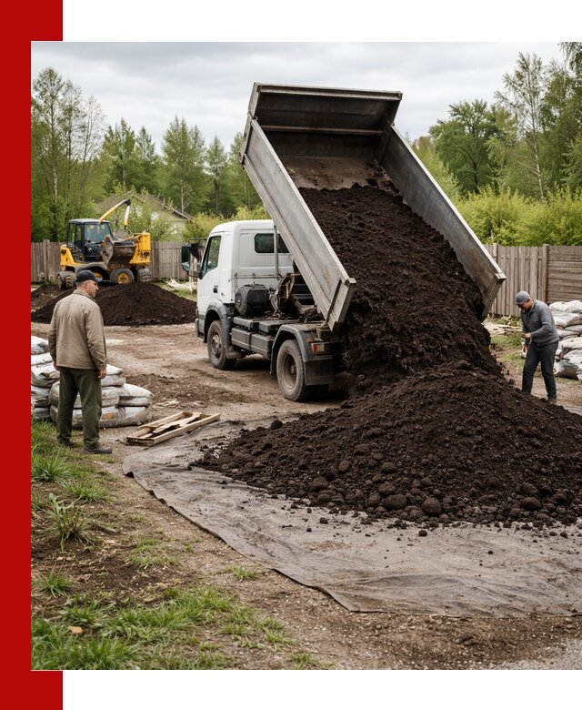 Доставка качественного почвогрунта в Рязани оптом и в розницу