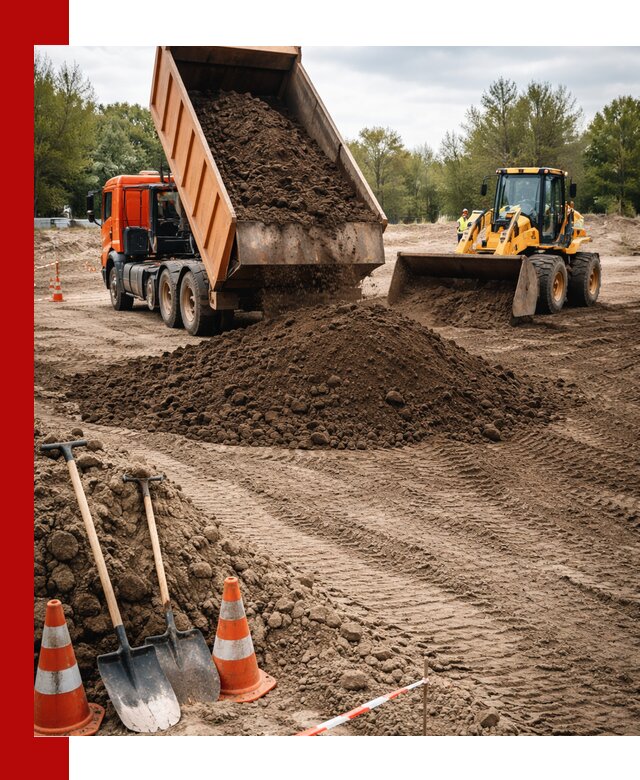 Поставка и доставка планировочного грунта в Рязани