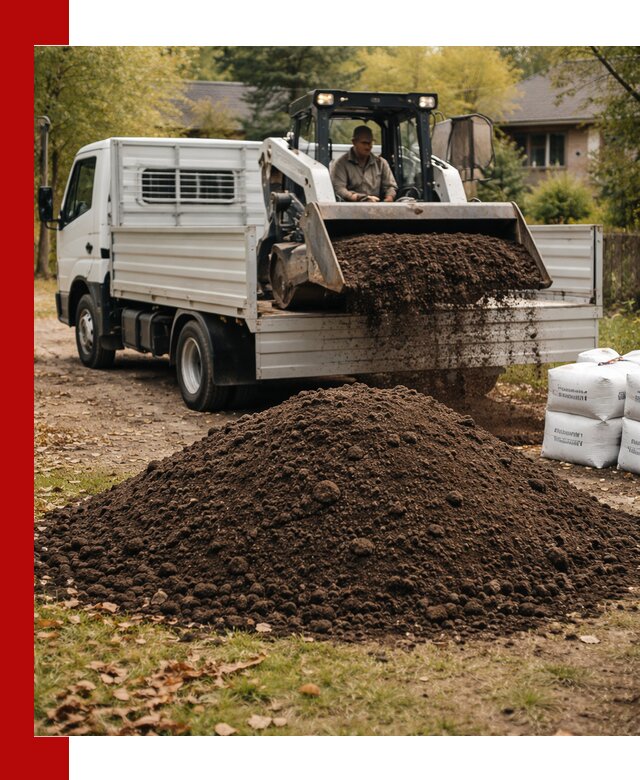 Доставка садовой земли в больших объёмах в Рязани