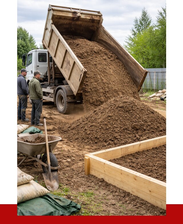 Торфо песчаная смесь в Рязани с доставкой от 1900 р. | ПРОНЕРУДРзн