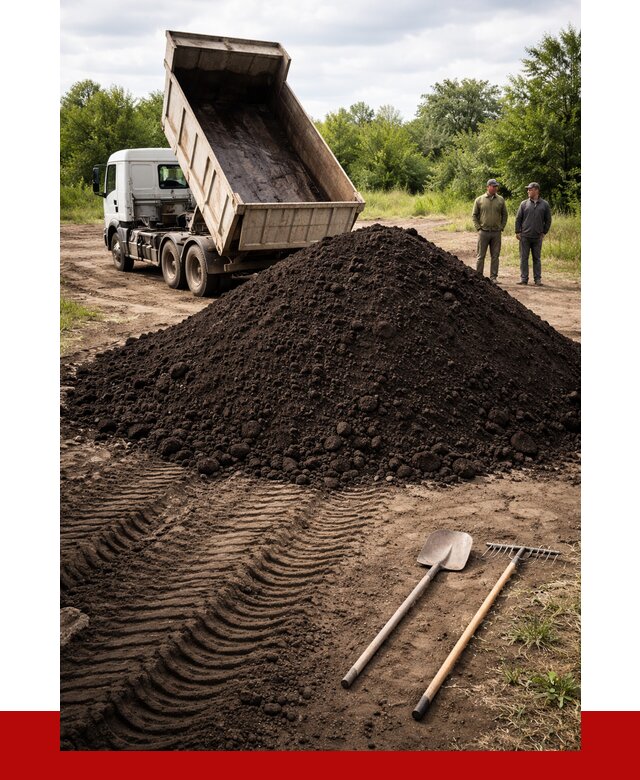 Купить чернозем навалом в Рязани от 1232 р. за куб | ПРОНЕРУДРзн