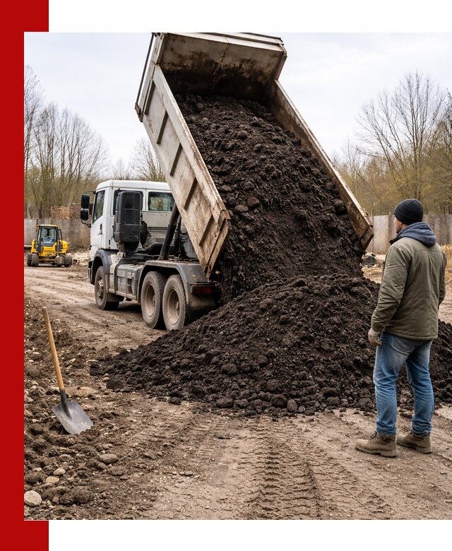 Доставка чернозема навалом в Рязани быстро и выгодно