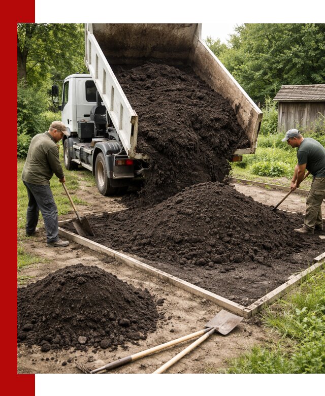 Купить чистый чернозем для огорода с доставкой в Рязани