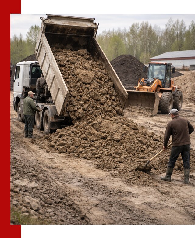 Доставка глин и суглинков в Рязани оптом и вкрай