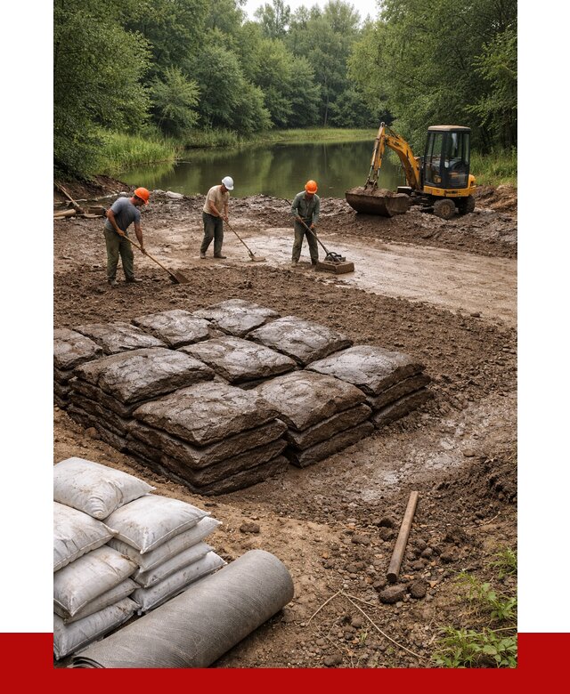 Купить глину для пруда в Рязани от 4621 р. с доставкой | ПРОНЕРУДРзн