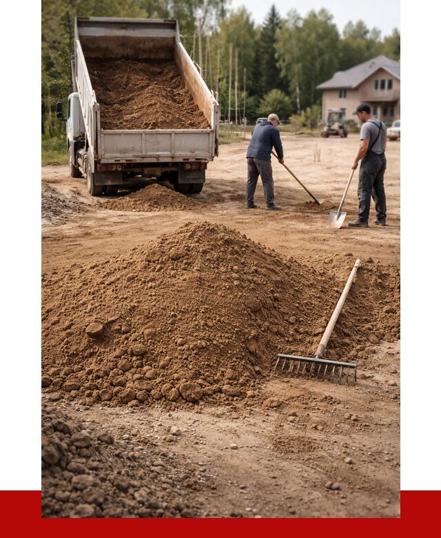 Суглинок для планировки в Рязани с доставкой от 4313 р. | ПРОНЕРУДРзн