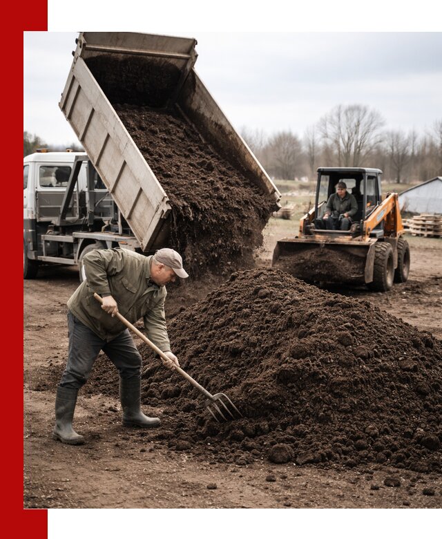 Доставка и продажа перегноя в Рязани быстро и дешево