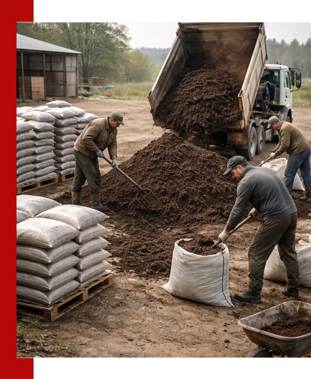 Доставка компоста оптом и в розницу в Рязани