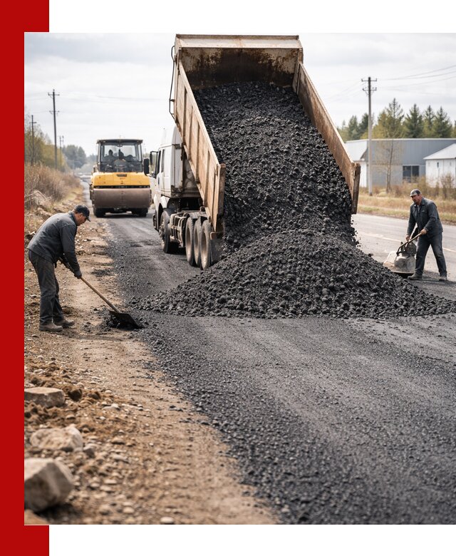 Асфальтовая крошка для дорог в Рязани — поставка и доставка