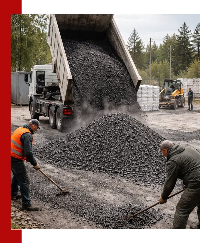Доставка и продажа асфальтного гранулята в Рязани