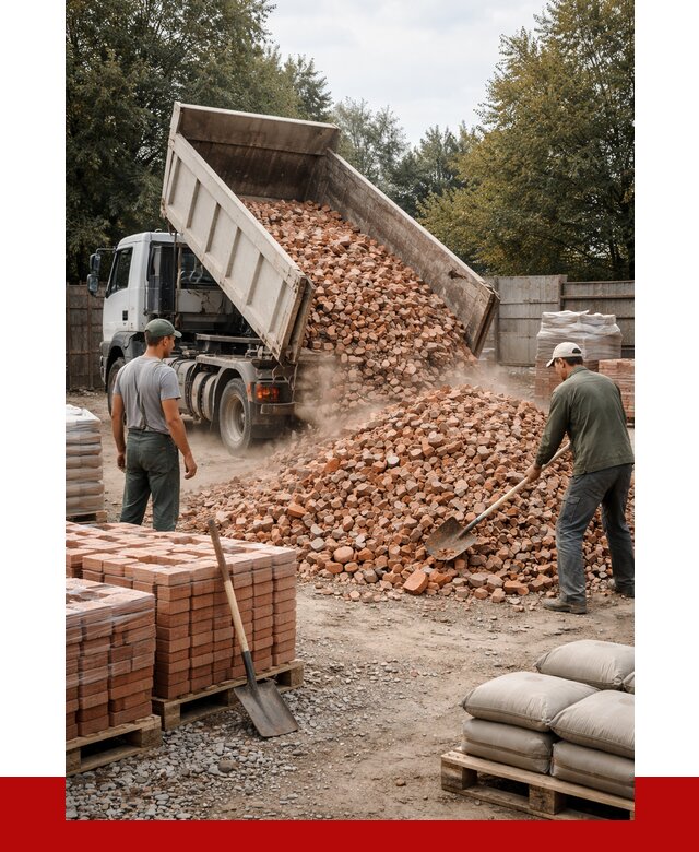 Бой кирпича в Рязани с доставкой от 4313 руб/куб | ПРОНЕРУДРзн