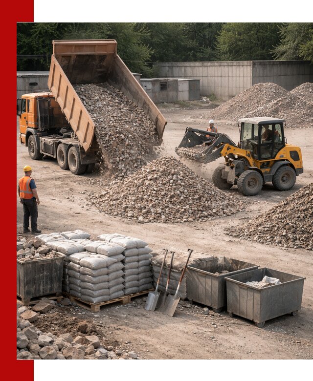 Вторичные материалы для отсыпки в Рязани — поставка и доставка