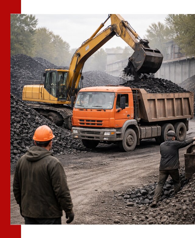 Доставка угля автотранспортом в Рязани быстро и выгодно