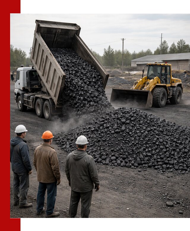 Доставка угля антрацита в Рязани с самосвалами и погрузкой