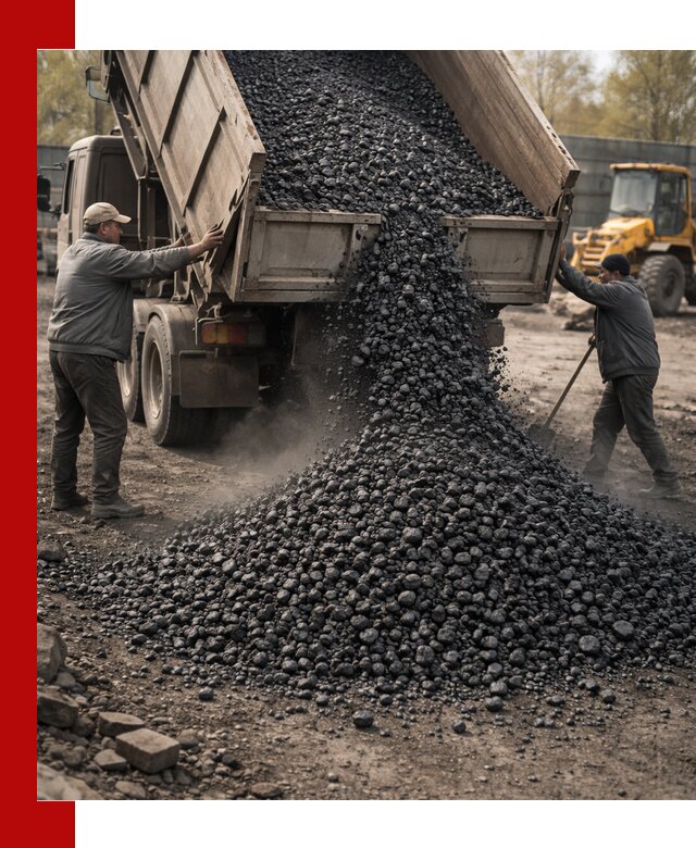 Доставка угля семечка самосвалами в Рязани