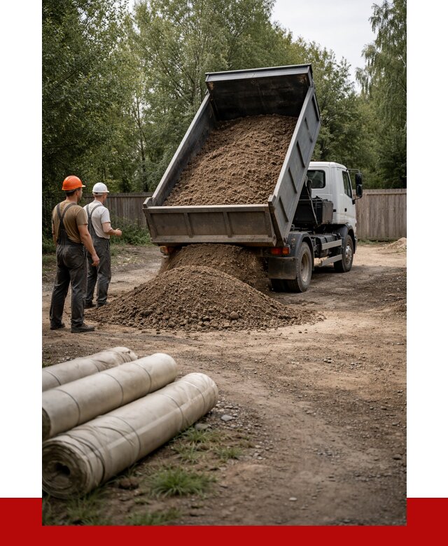 Доставка сыпучих материалов самосвалом в [cvi] от 4313 р. | ПРОНЕРУДРзн