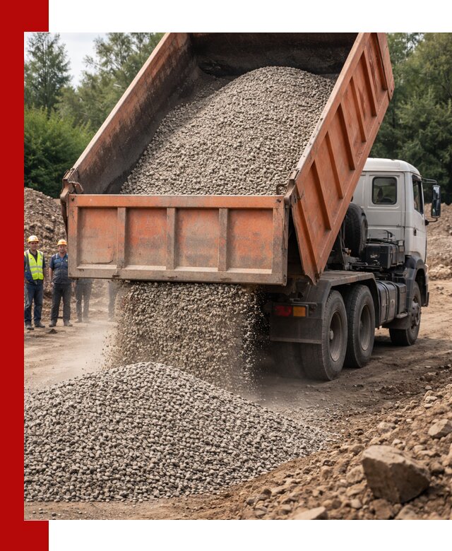 Доставка сыпучих материалов самосвалом в Рязани быстро и надежно